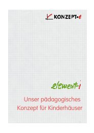 Unser pädagogisches Konzept für Kinderhäuser