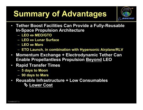 Moon & Mars Orbiting Spinning Tether Transport - Tethers Unlimited