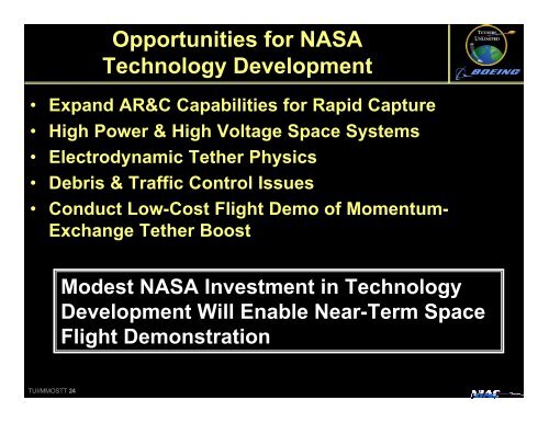 Moon & Mars Orbiting Spinning Tether Transport - Tethers Unlimited