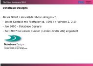 FMK 2010 FileMaker ESS und SQL Schattentabellen by Alexis Gehrt ...