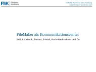 FileMaker als Kommunikationscenter