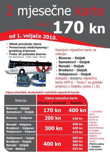 letku - OpÄina Bizovac