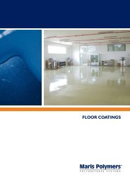 FLOOR COATINGS - Maris Polymers