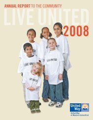 2008 - United Way of Western Connecticut