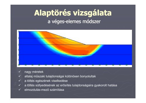 Földműépítés puha agyagon