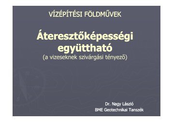 Áteresztőképességi együttható