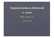 Talajmechanika és földművek