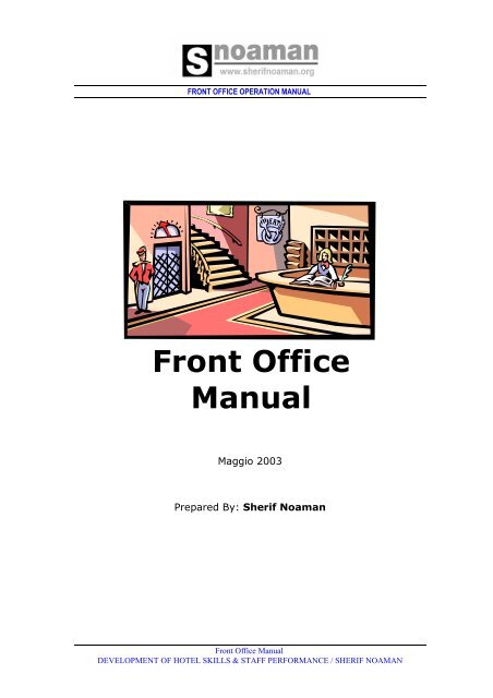Front Office Manual Sherif Noaman