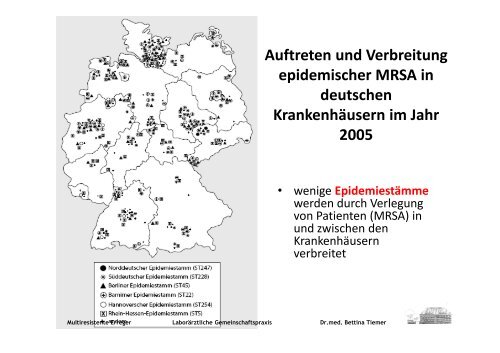 MRE - Multiresistente Erreger Epidemiologie Pathogenese