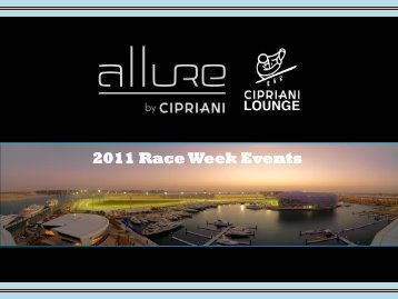 2011 Race Week Events - Ibiza VIP Agency