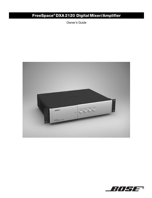Freespace dxa 2120 cheap digital mixer amplifier