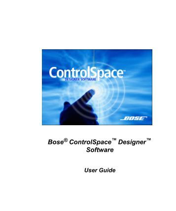 Bose Controlspace Esp-88 User Manual Bose Controlspace Esp-88 User Manual