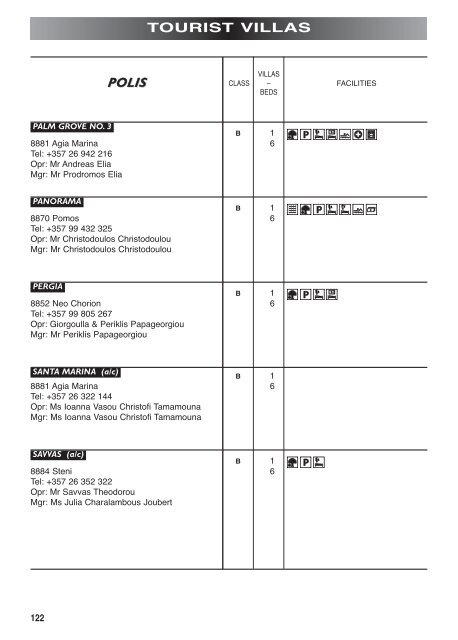 Guide to hotels & other tourist establishments 2010