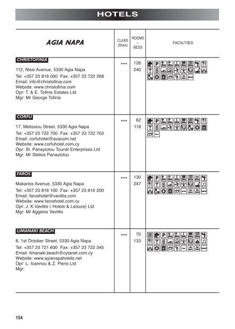 Guide to hotels & other tourist establishments 2010