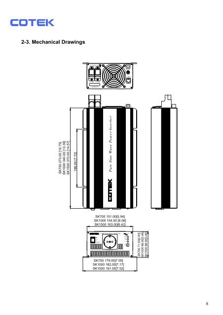 SK Series Pure Sine Wave Inverter User’s Manual