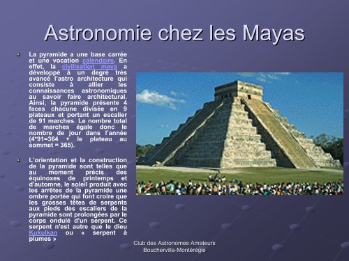 L'astronomie chez les Mayas