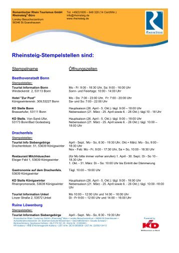 Download Stempelstellen - Rheinsteig