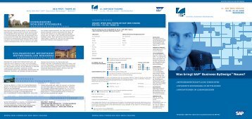 Was bringt SAP® Business ByDesign™ Neues? - IBIS Prof. Thome