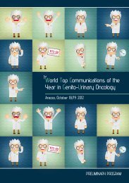 World Top Communications of the Year in Genito-Urinary Oncology