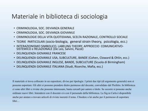 EB1230 CM di sociologia della devianza