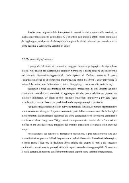 LA TEORIA DEL CONTROLLO ANALIZZATA DA T HIRSCHI E M.R GOTTFREDSON