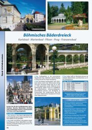 Böhmisches Bäderdreieck Karlsbad - Marienbad - Pilsen - Prag