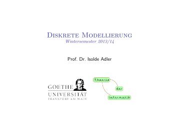 Diskrete Modellierung