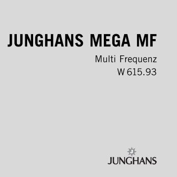 JUNGHANS MEGA MF - Corner Shop