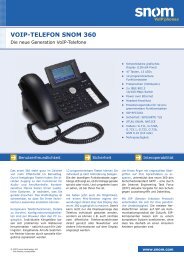 VOIP-TELEFON SNOM 360