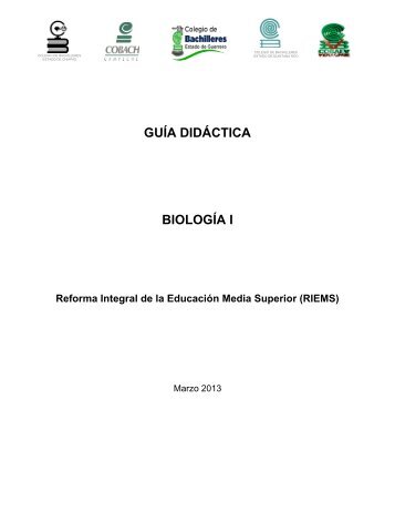 GUÍA DIDÁCTICA BIOLOGÍA I