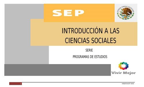 INTRODUCCIÓN A LAS CIENCIAS SOCIALES