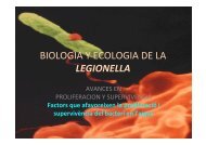 BIOLOGIA Y ECOLOGIA DE LA LEGIONELLA