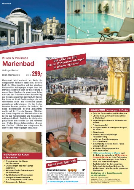 Kuren & Wellness Marienbad | Böhmisches Bäderdreieck