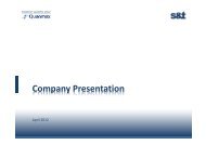 Company Presentation - S&T