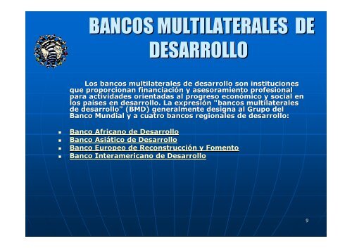 LICITACIONES EN ORGANISMOS MULTILATERALES