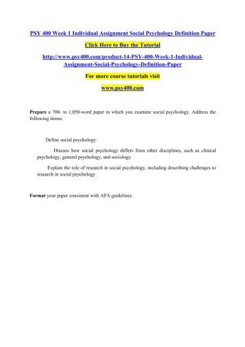 reflection paper on social psychology reflection paper on social psychology