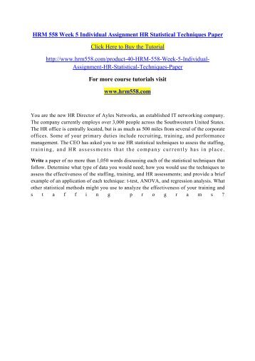 hrm 558 week 1 individual assignment Hrm-595-week-1-dqs for more course tutorials visit wwwuophelpcom hrm 595 week 1 dq 1 a job analysis and job description is important tools in the staffing process. hrm 558 week 1 individual assignment Hrm-595-week-1-dqs for more course tutorials visit wwwuophelpcom hrm 595 week 1 dq 1 a job analysis and job description is important tools in the staffing process.