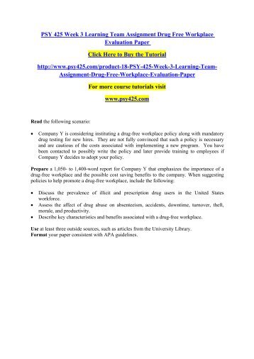 PSY 425 Week 5 Individual Assignment Article Review PSY 425 Week 5 Individual Assignment Article Review