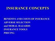 INSURANCE CONCEPTS