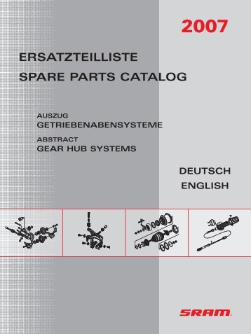 ersatzteilliste spare parts catalog - Sram
