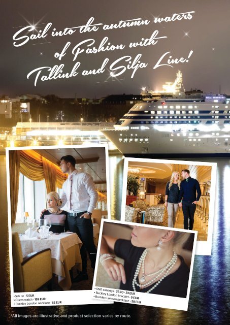 Tallink Silja Shopping catalogue | Helsinki - Stockholm, Sept-Oct 2015 | Onboard and Club One offers, light