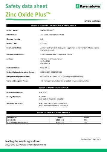 Zinc Oxide Plus