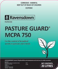 PASTURE GUARD MCPA 750