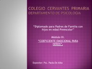 colegio cervantes primaria departamento de psicologia