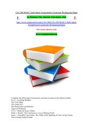 CJA 204 Week 3 Individual Assignment Courtroom Workgroup Paper/ SNAPTUTORIAL