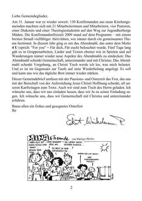 Gemeindebrief März-Mai 2009 - Kirchenregion Schellerten