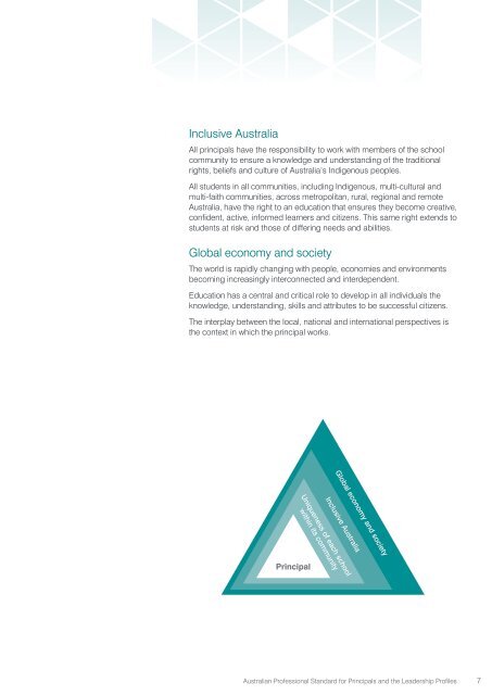 Australian Professional Standard for Principals Leadership Profiles