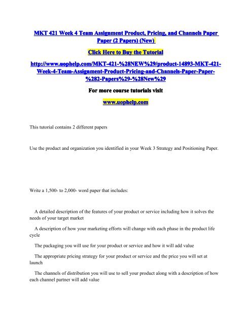 MKT 421 Week 4 Team Assignment Product.pdf