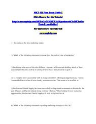 MKT 421 Final Exam Guide 2.pdf