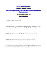 MKT 421 Final Exam Guide 7.pdf